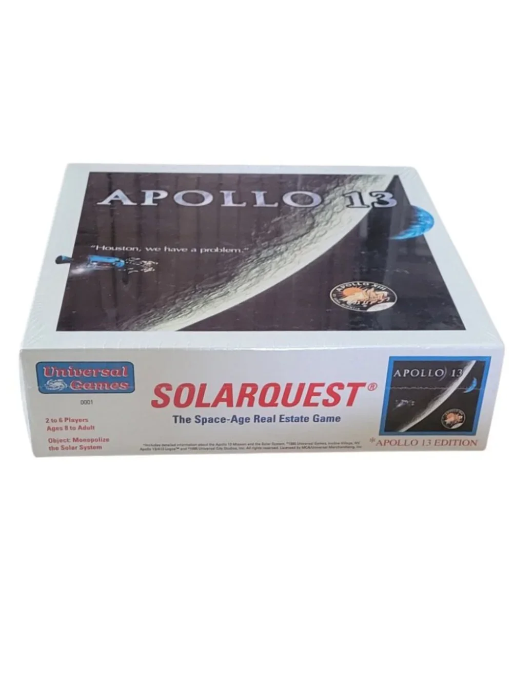 Vintage 1995 SOLARQUEST Apollo 13 Edition Space Age Real Estate Game New Sealed